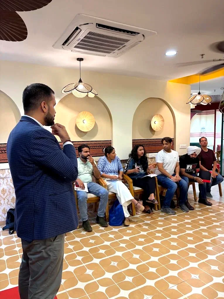 A session in progress in Gurgaon