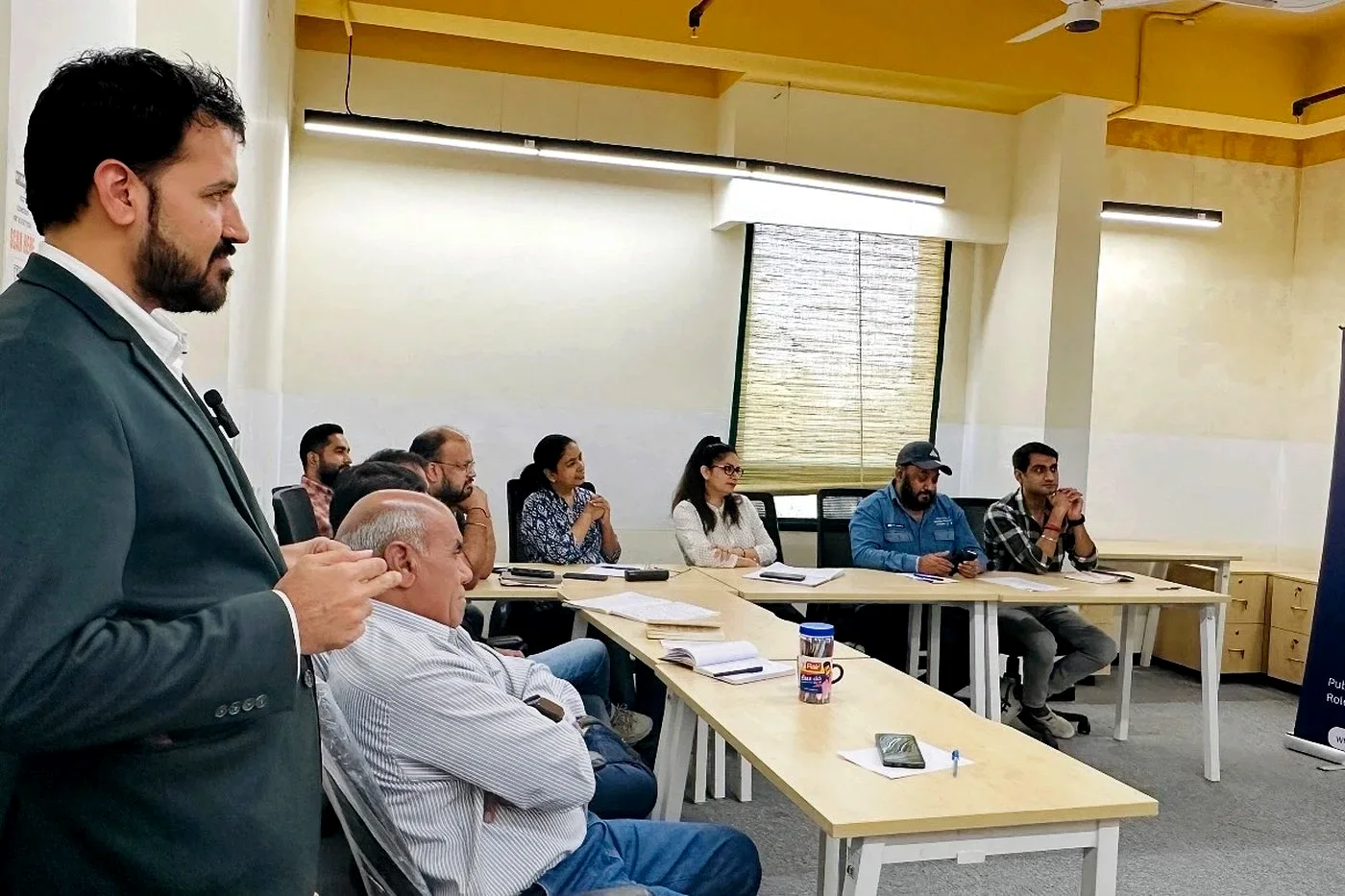 The batch during a weekend class in Gurgaon