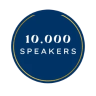 10,000 Speakers logo
