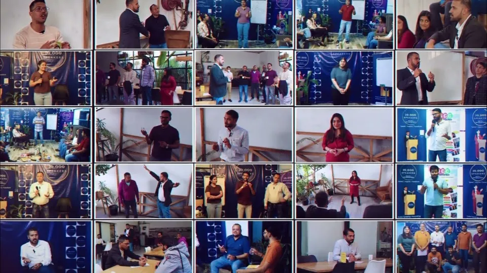 A glimpse of 10,000 Speakers, video