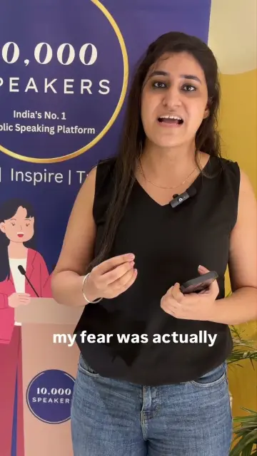 Jasmine Kaur on the public speaking course at 10,000 Speakers